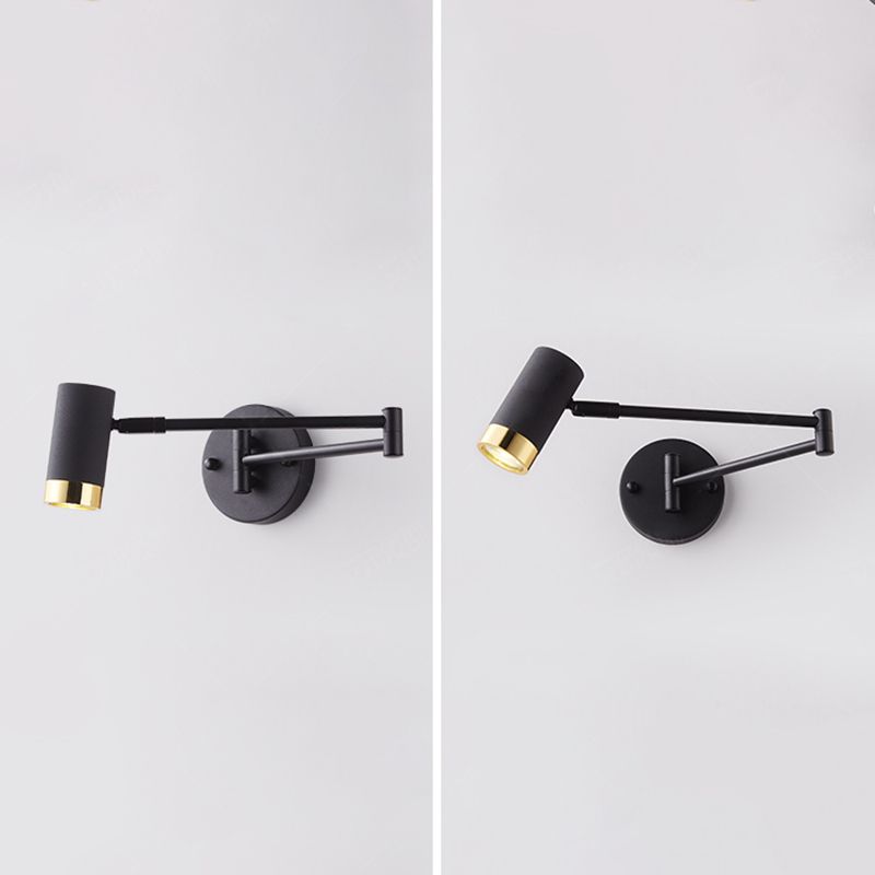 Fissature a parete in alluminio a doppio braccio Fissature a parete moderna a 1 luce Luci da parete per soggiorno per soggiorno