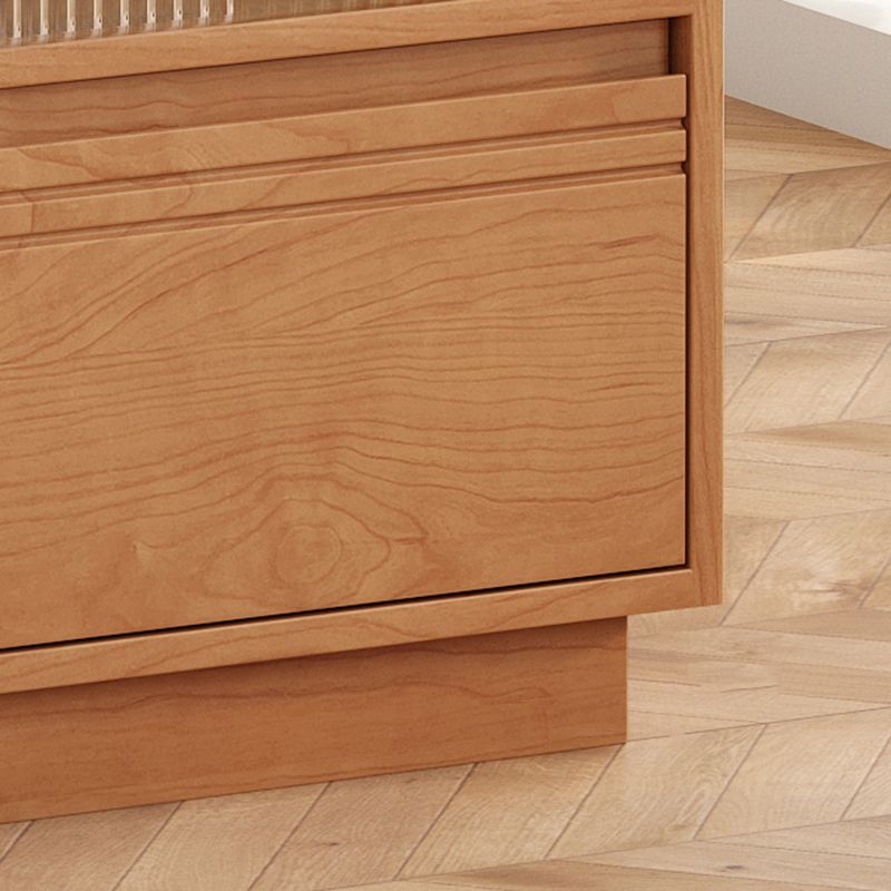 Modern Pine Wood Rectangle Kitchen Island Table for Dining Room