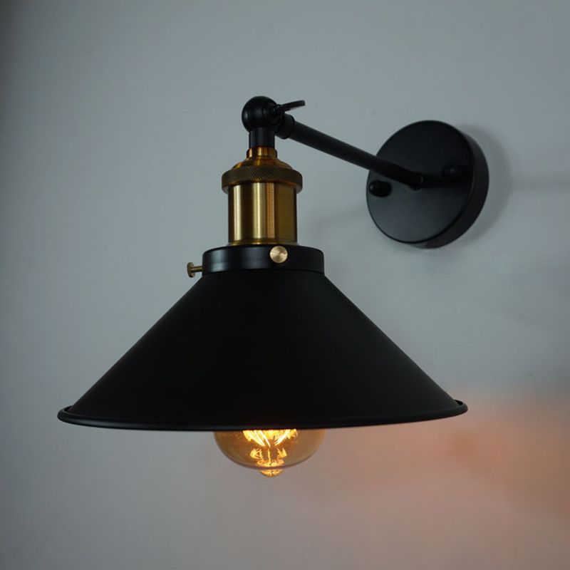Industriestil ausgestattet geformte Wandlampe Metall 1 Leichte Wandmontagelampen