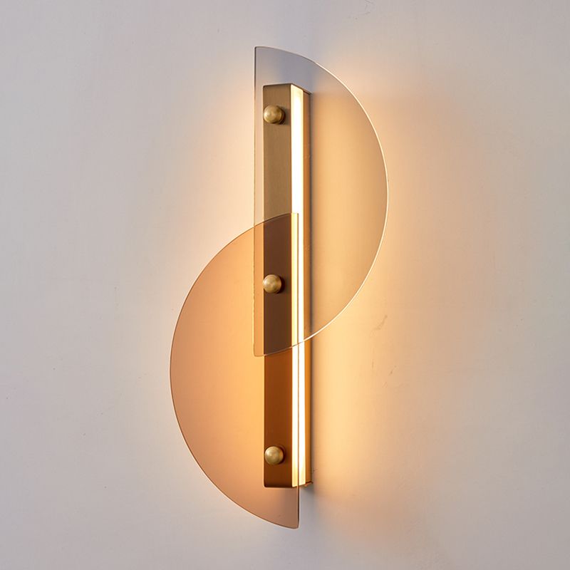 Cronique en métal simple contemporain LED 2 LUIGNEUR LEIL MUR LEI