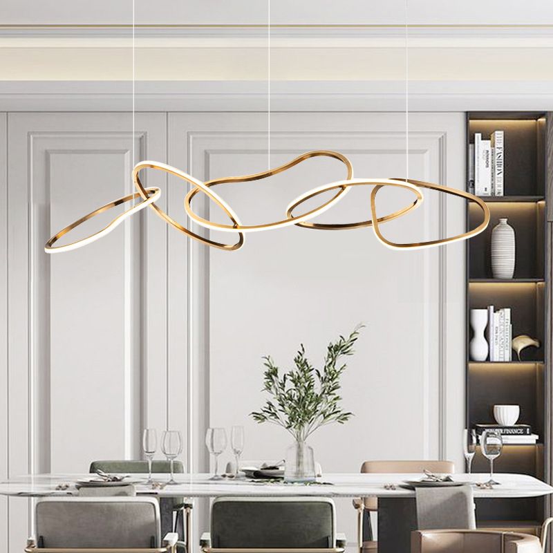 Moderne Noordse licht Luxe artistieke stijl Led kroonluchter Hanglamp voor hanglamp voor eetkamer