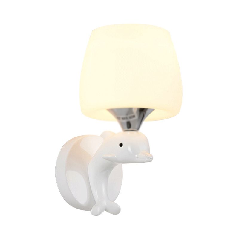 Contemporary Simplicity Wall Sconce Lights Dolphin Shape Light for Bedroom