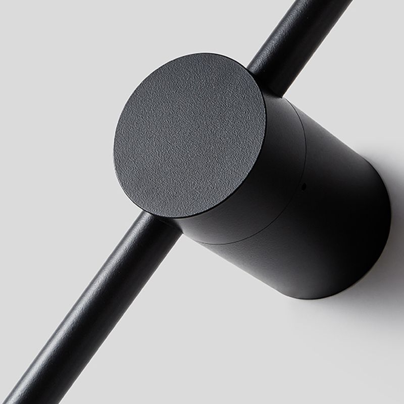 Nachtwandlicht moderner Minimalismus LED Black Wandhalterung Beleuchtung für Wohnzimmer