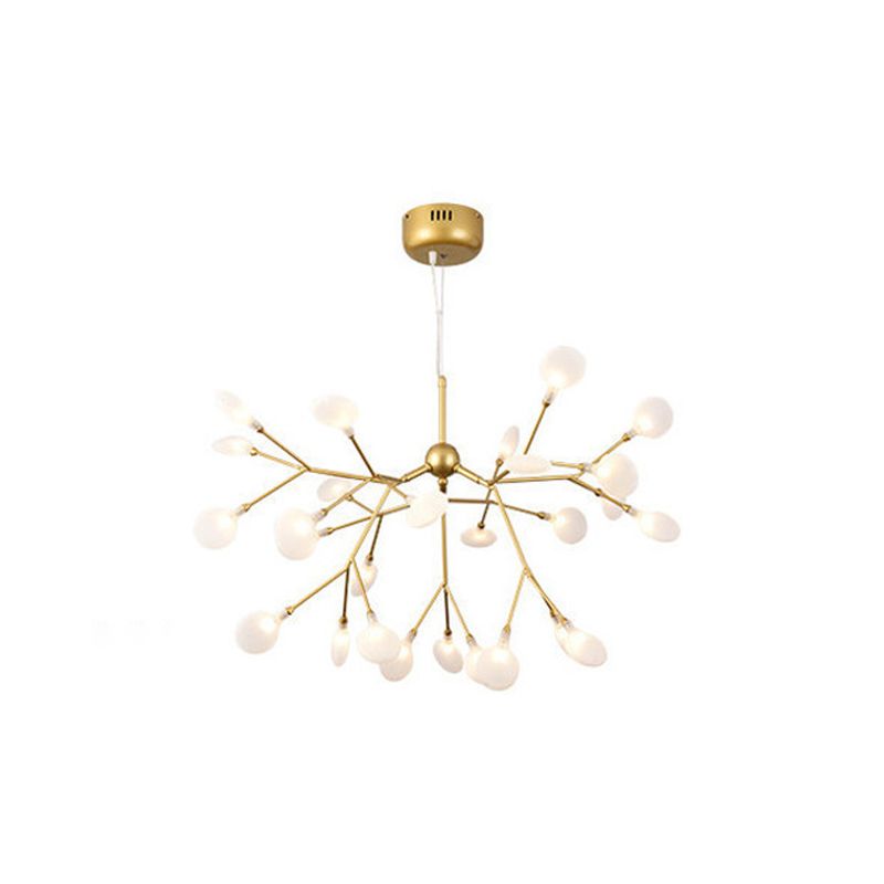 Fireflies lampadario Apparecchiatura dell'illuminazione Minimalista Metal Gold Aiuging Apparecchiatura