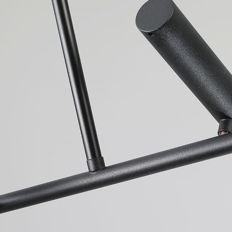 Metal Track Light Modern Multi-Head Linear Island Lighting Fixtures for Restaurant