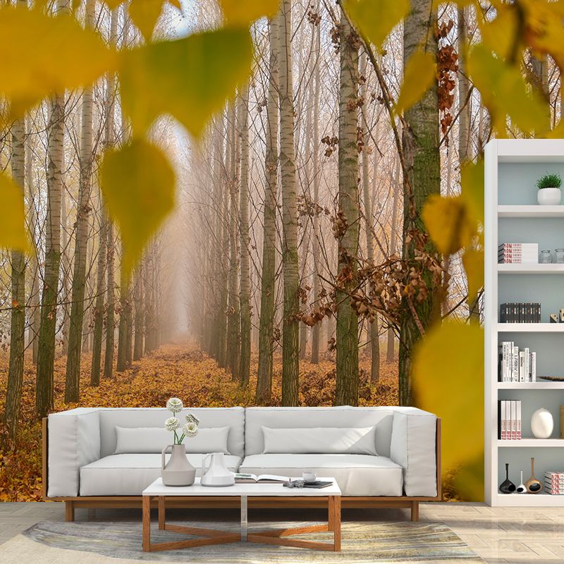 Forest Wall Mural Modernism Wall Decoration for Bedroom, Customer Size