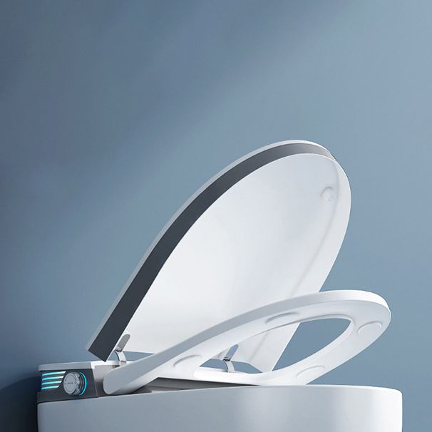 Modern Floor Mounted Urine Toilet White Siphon Jet Toilet Bowl with Toilet Seat
