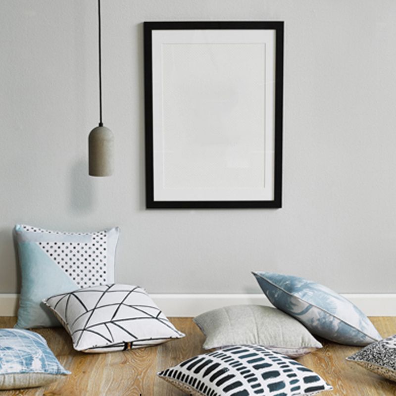 Lámpara colgante gris de cemento simple y simple para la sala de estar para la sala de estar