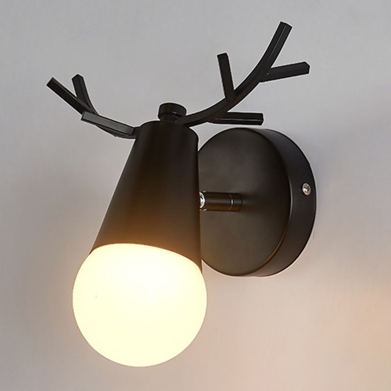 Lámpara de pared geométrica de estilo moderno metal 1 lámpara de luz de luz