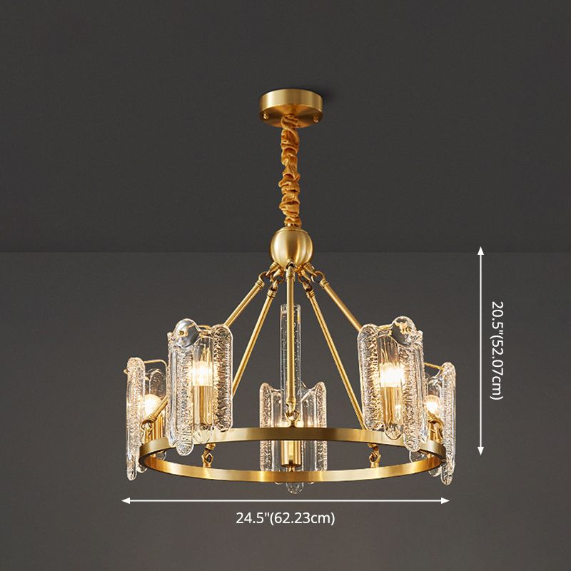 Contemporary Copper Ceiling Pendant Light Metal Hanging Pendant Light for Living Room