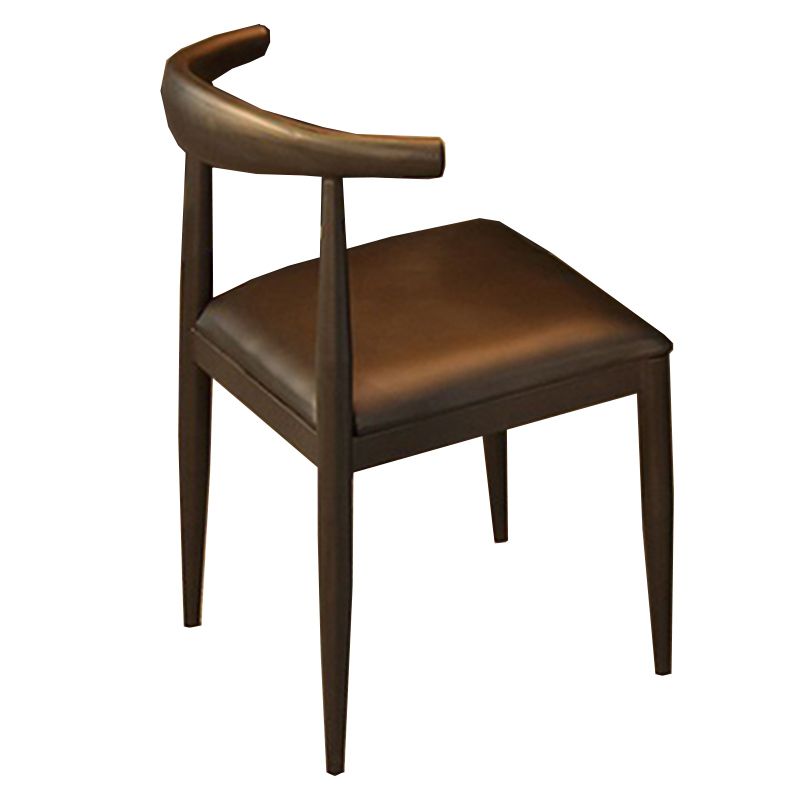 Industrial 1/2/3/4/5 Pieces Furniture Solid Wood Rectangle Dining Chairs Set in Brown