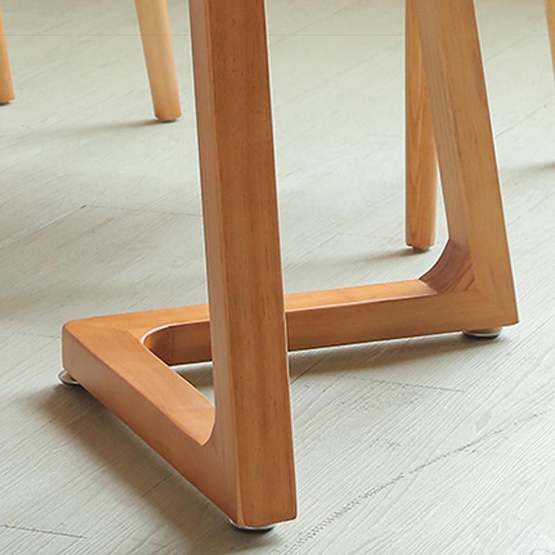 Simplicity Restaurant Table Oval Solid Wood Dining Table for Dining Room