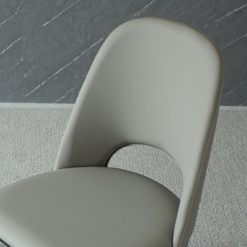 Industrial Home Indoor Chair Solid Wood Legs Dining Armless Chair