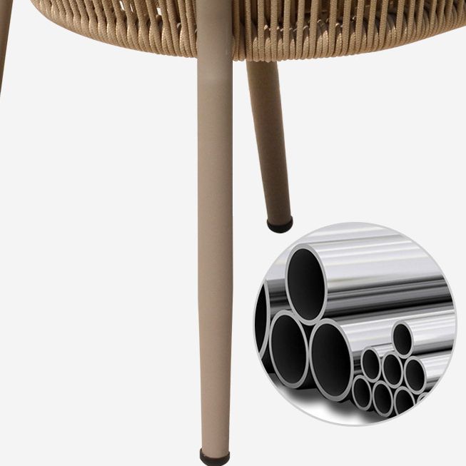 Bohemian Style 1/4/5/7 Pieces Dining Set Stone Dining Table Set for Outdoor