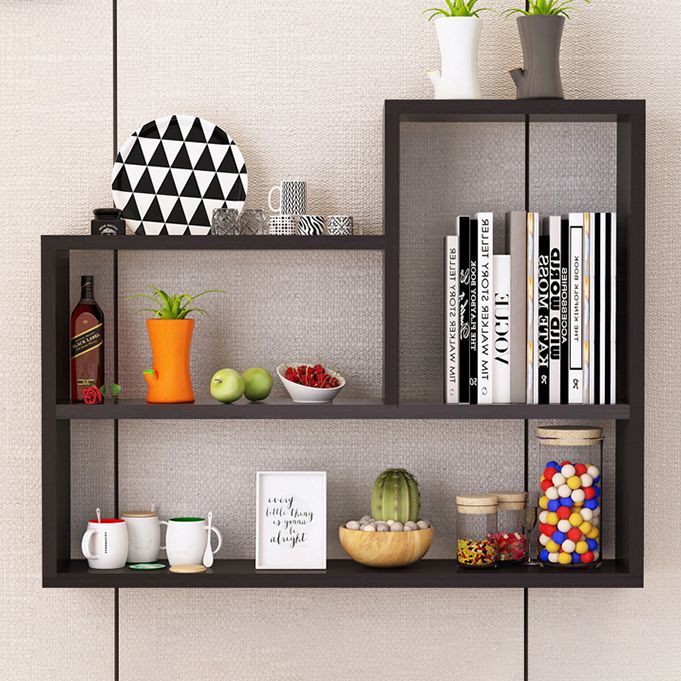 23.6' ' H Scandinavian Floating Shelf Manufactured Wood Bookcase