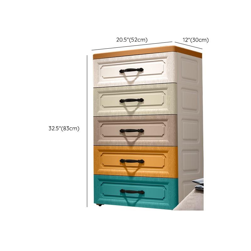 Plastic Storage Cabinet with Legs Contemporary Wardrobe Armoire