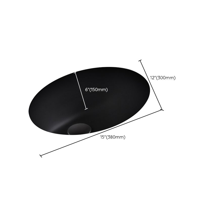 Black Undermount Vanity Sink Modern Porcelain Undermount Vanity Sink