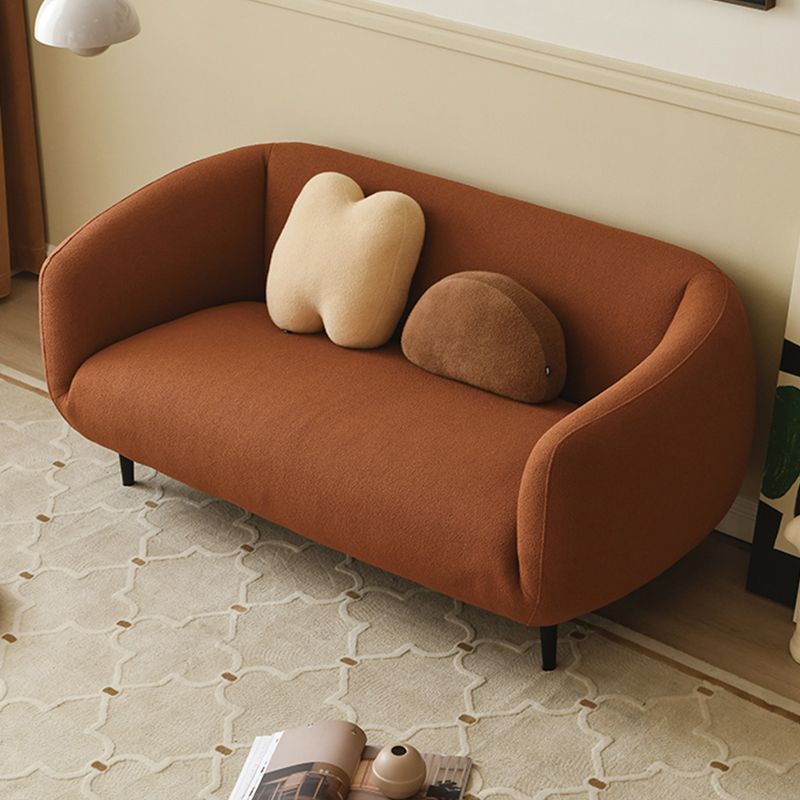 Wool Tuxedo Arm Sofa 31.49" Wide Modern Sofa for Living Room