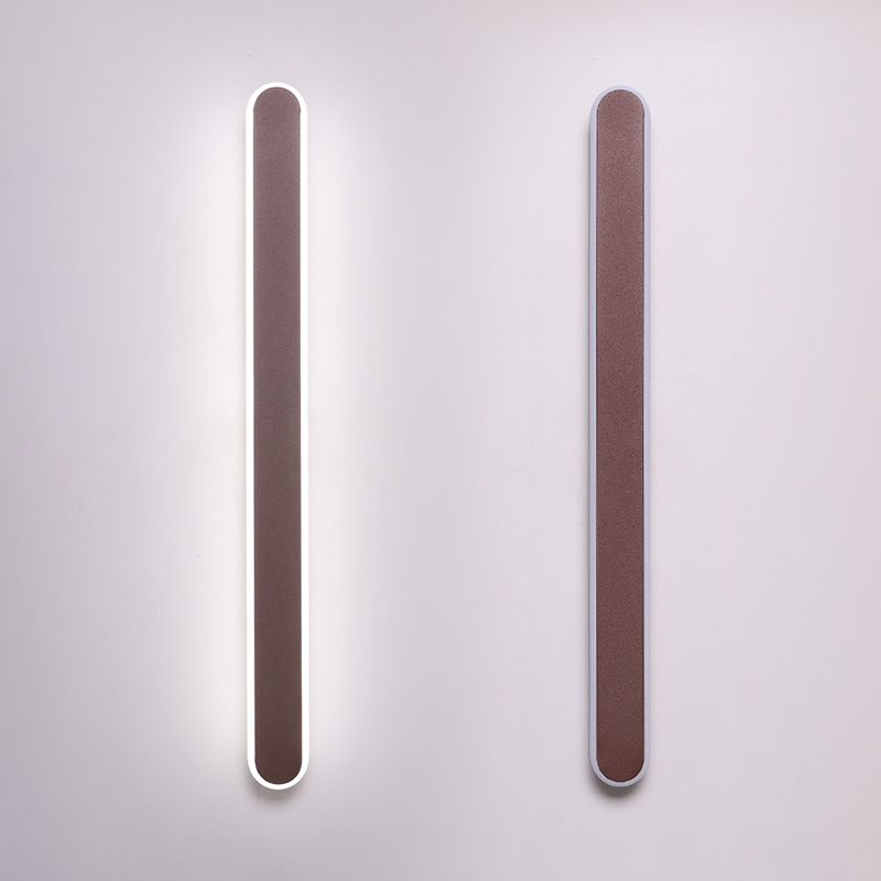 Modern LED Wall Mount Light 1-Light Wall Light with Acrylic Shade for Bedroom