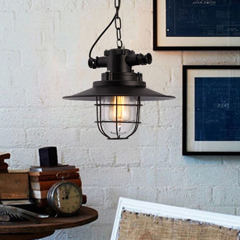 Metal Black Black Black Affermazione Light Gage Shade Industrial Spender Segret for Restaurant