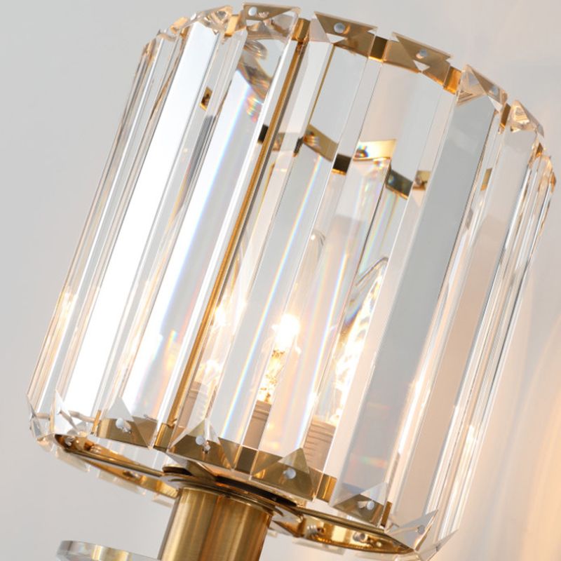 Gold Traditional Style Crystal Wall Mounted Lighting Postmodern Wall Lamp for Living Room Bedroom