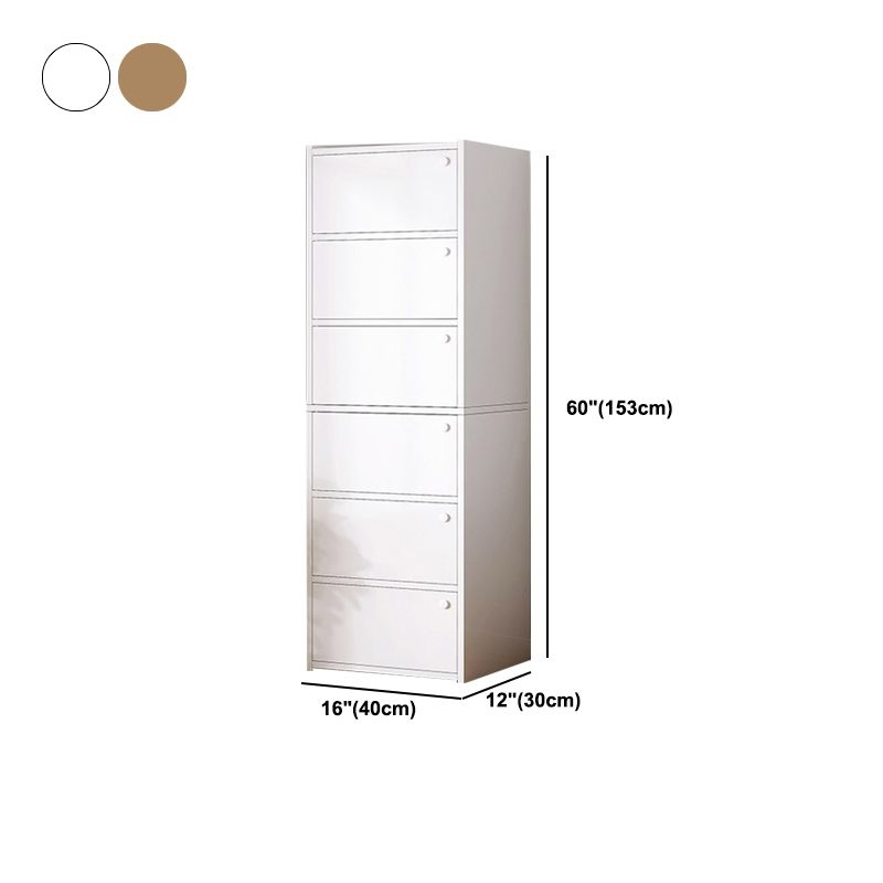 Contemporary Rectangle Standard Matte Finish Wood Knobs Chest