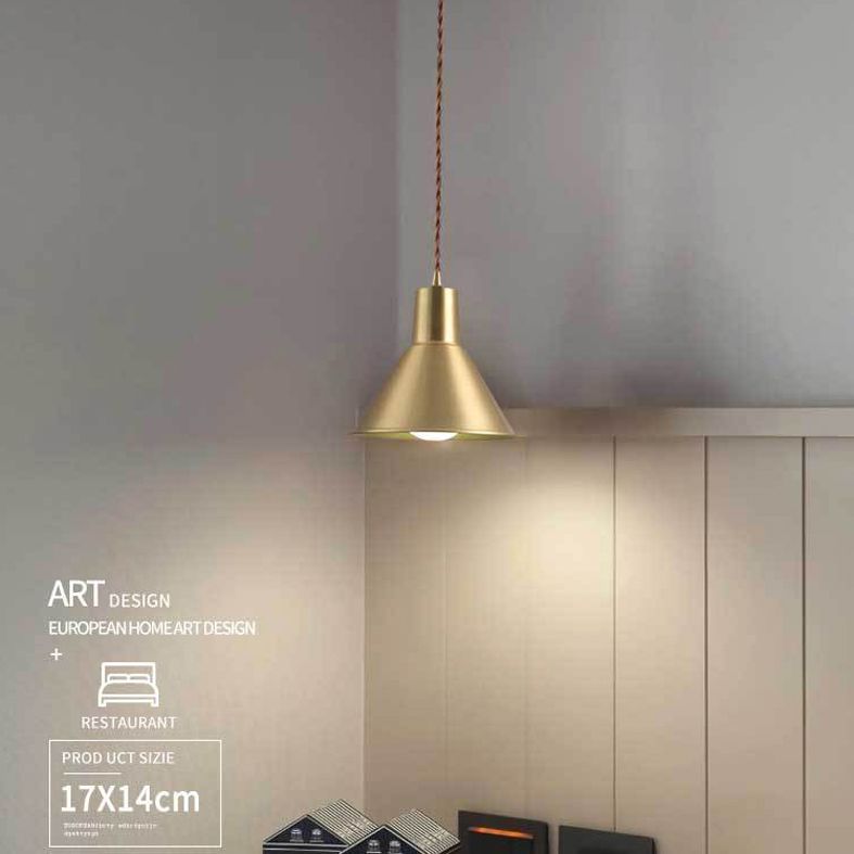 Postmodern Metal Hanging Light Pendant Light 1 Head Hanging Light for Kitchen