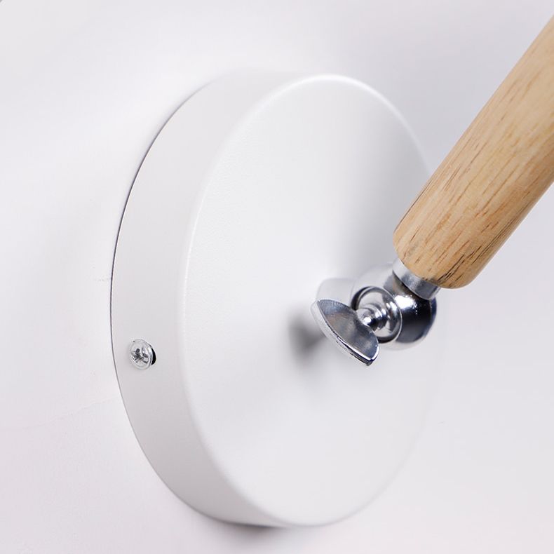 Halbzylindermetallwandleuchte moderne nordische Makkaron -Leuchtton -Leuchte