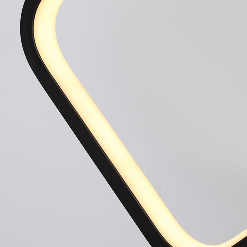 Geometric Shape Metal Hanging Light Modern Style 1 Light Hanging Light Mounted Fixture