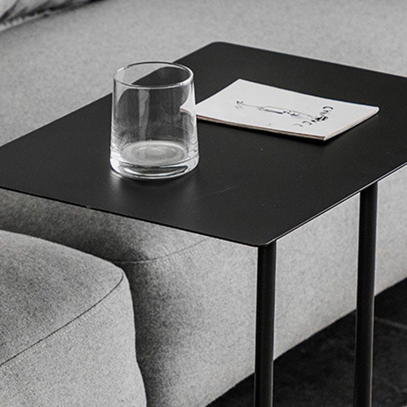 Mid-Century Modern End Table Metal C-shape Sofa Side Accent Table