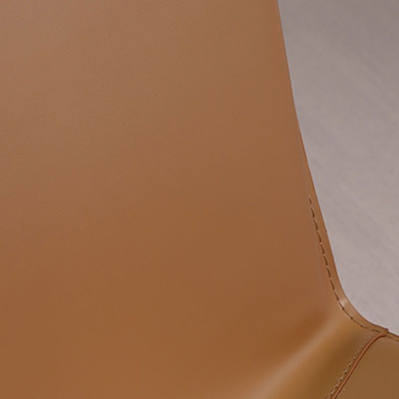 Faux Leather Dining Chair Contemporary Side Dining Chairs for Home