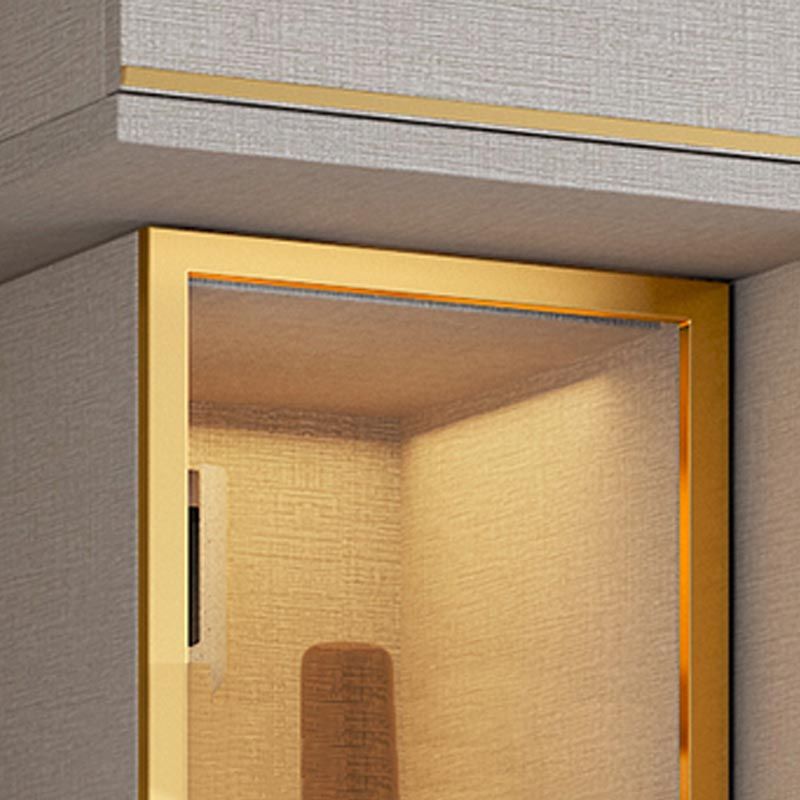 Contemporary Style Wood Wardrobe White Colour Soft Close Drawer Wardrobe Closet