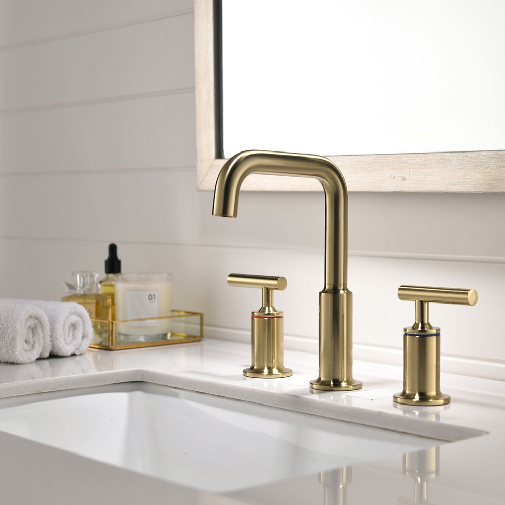 Luxury Vessel Faucet 3 Holes High-Arc Vessel Sink Bathroom Faucet