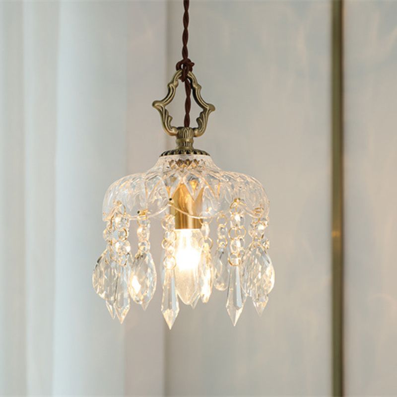 Metal Modern Wall Sconce Flower Shape Vanity Lamp with Glass Shade for Bathroom