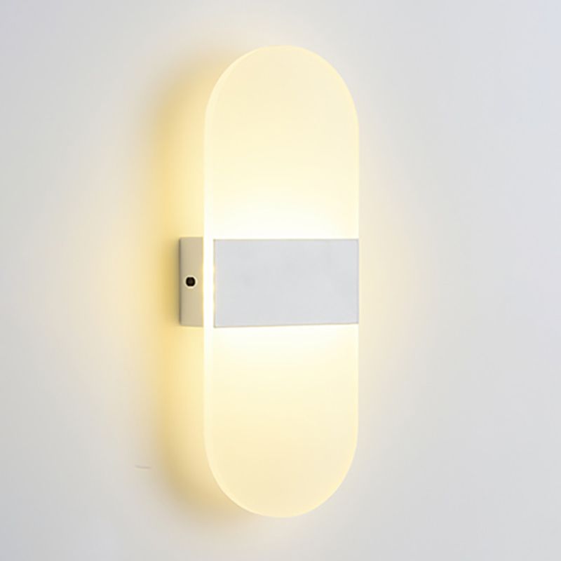 Geometry Shape Metal Wall Light Modern Style 1 Light Wall Mounted Light Fixture