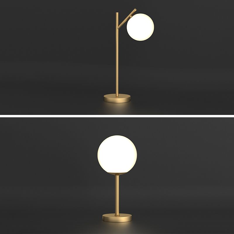 1-Licht globaler Tischlampe Modernes Glas Tischlicht