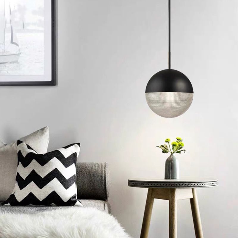 Glasschlafzimmer hängende Leuchte moderne globale Anhängerlicht mit 1 Licht