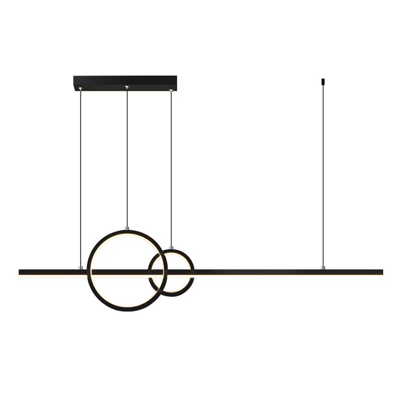 Contemporary Pendant Lighting Fixtures Minimalism Island Chandelier Lights for Living Room