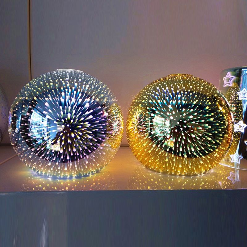 Modernista 1 bulbo de vidrio Kit de luz de vidrio blanco