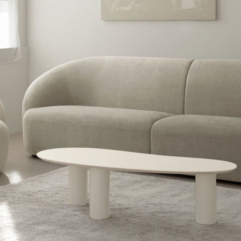 Modern 3 Legs Coffee Table Wood Coffee Table for Living Room