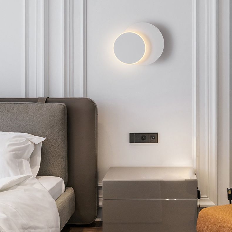 Lumo a monte a parete ruotabile a LED Light Nordic Simple Style Sconce Light per letto per camera da letto