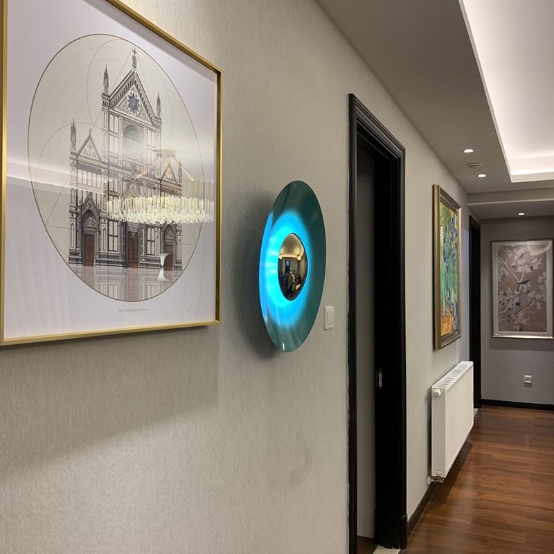 Lampes murales circulaires de style moderne métal 1 les idées d'éclairage mural clair