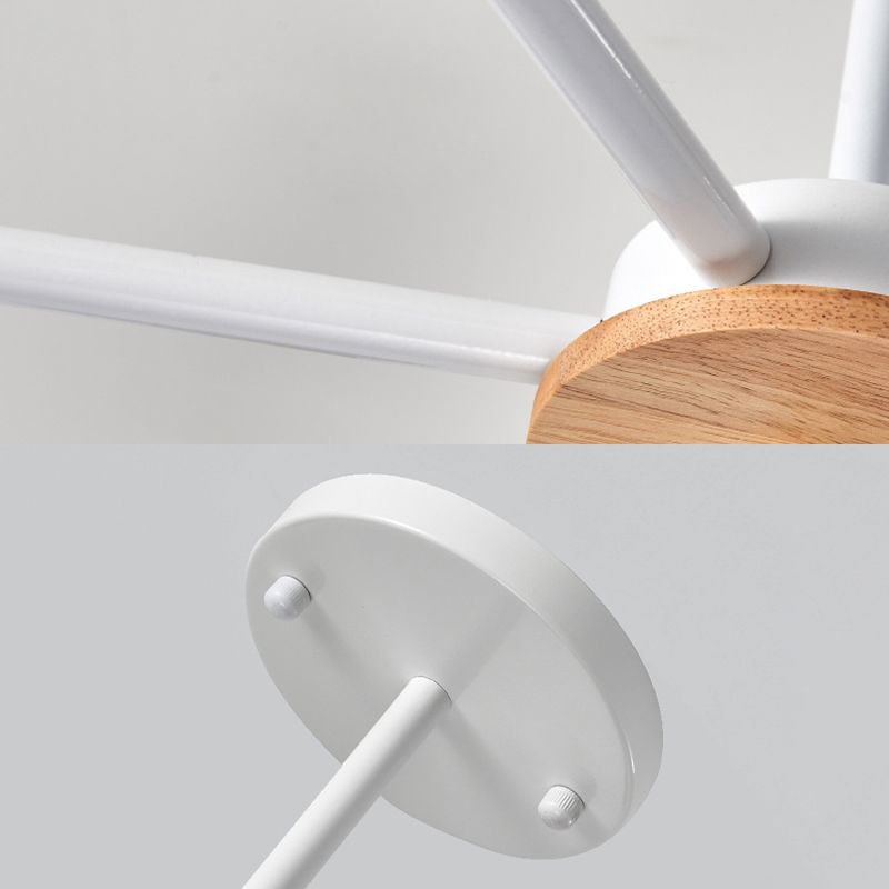 Lámpara de metal de estilo de cono de cono múltiple cono de luz