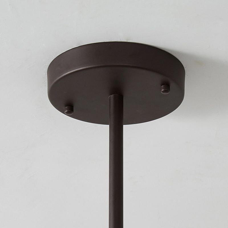 6/8/12-Head-Stufe Kreis Anhänger Kronleuchter Dachboden Style Kaffeeisen-Decke Anhänger Licht für Wohnzimmer