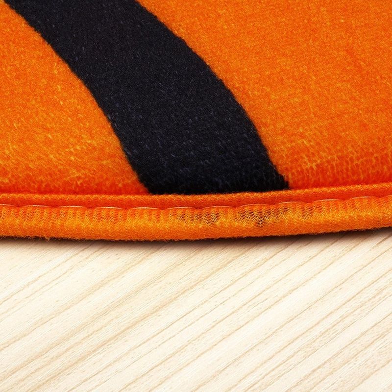 Fancy Modern Area Carpet Football Pattern Polyester Area Rug Non-Slip Backing Rug for Living Room