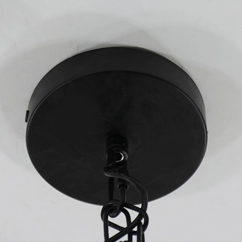 Light a sospensione geometrica a pendente a led artistica moderna con tonalità di vetro