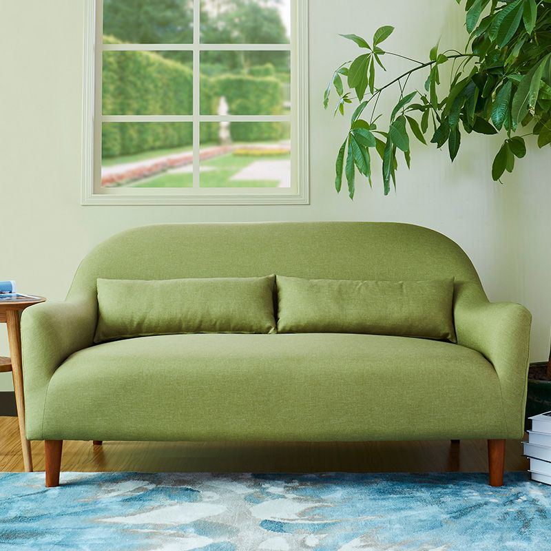 Contemporary 2-Seater 31.88" H Cotton Blend Flared Arm Loveseat
