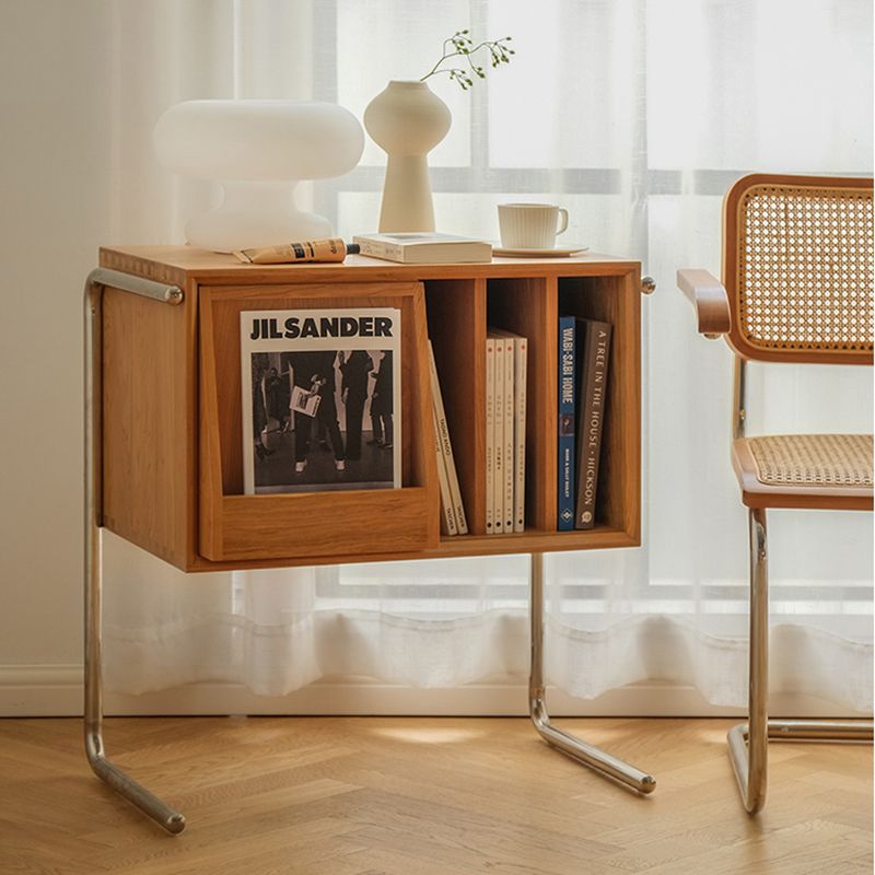 Modern Closed Back Standard Bookshelf Wooden Bookcase with Shelves