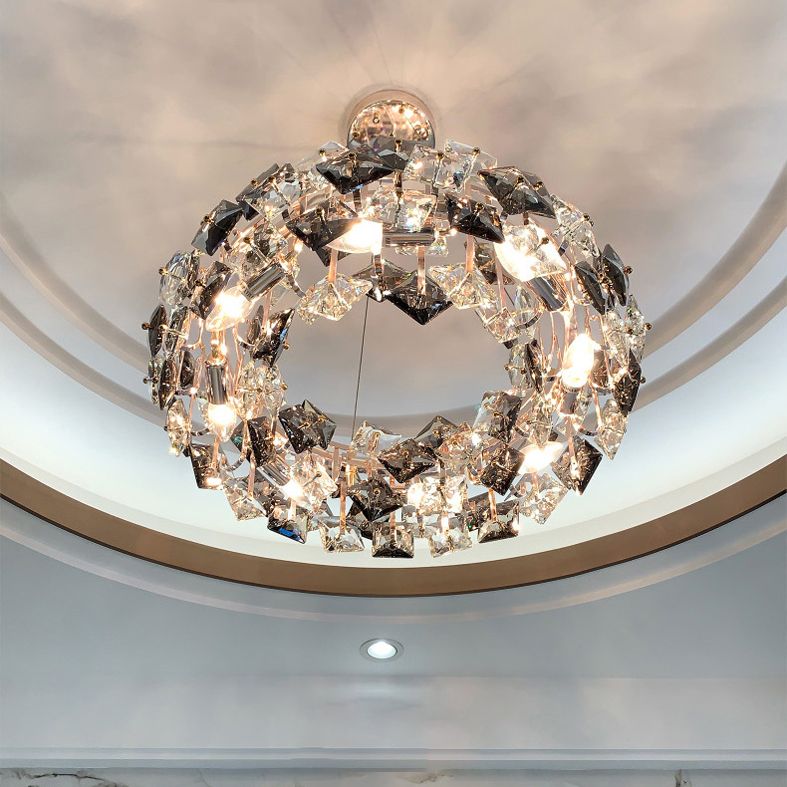 Funzione illuminazione sospesa a sospensione in stile moderno per sala da pranzo soggiorno