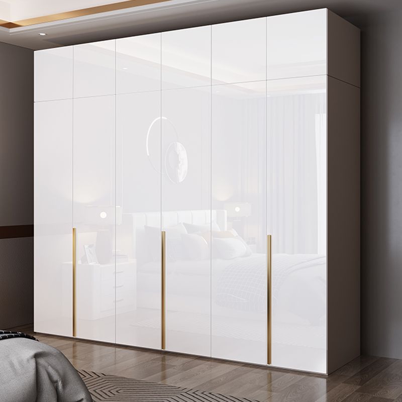 Bedroom Soft Close Doors Armoire Modern Style Wooden Wardrobe Cabinet